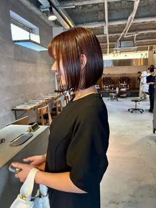 ショート カラー メンズヘア/レイヤー /ボブ山内春輝のヘアスタイル