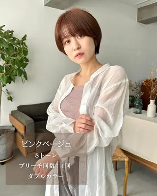 ショート 河原 亮のヘアスタイル