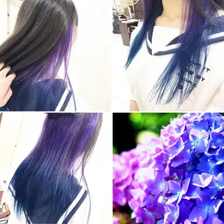 ロング カラー "PEPPU "所属・🌈推し色派手髪 ハイトーンShinのヘアスタイル