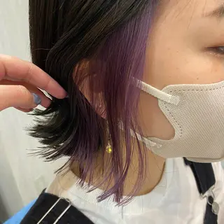 ショート カラー 🫧透け感⋆艶髪💎 山口アヤカのヘアスタイル
