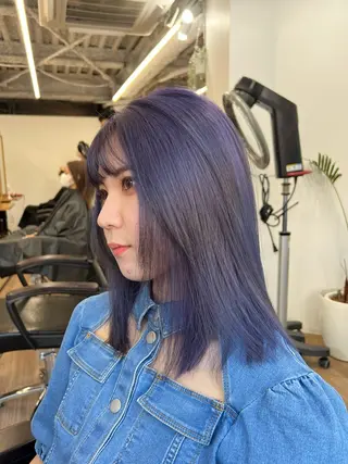 ミディアム カラー nico TOKYO 渋谷所属・ブリーチ　ハイトーン 特化🌈フジタハルキのヘアスタイル