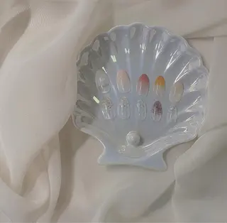 カラー ネイル 𓂃🦢Aurora Swan🌙𓂃のネイルデザイン