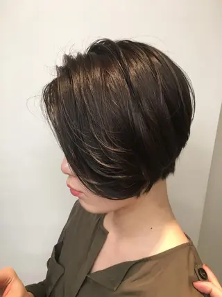 ショート Fill @のヘアスタイル