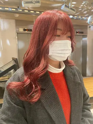 ロング カラー 艶ハイトーン👑♡ NATSUKIのヘアスタイル