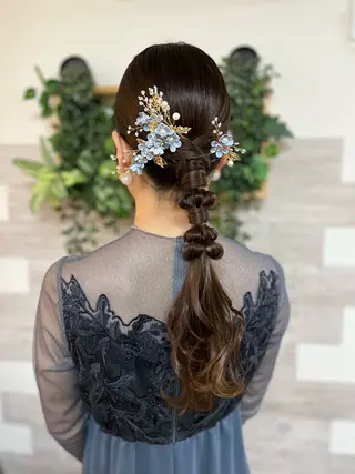 ヘアアレンジ ヘアセット/卒業式 袴着付け✨清水玲歌のヘアスタイル