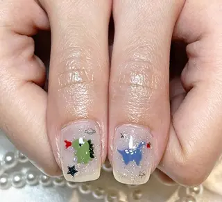 ネイル RAFFINE haru🦋🩵のネイルデザイン