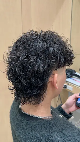 パーマ メンズ 🐲ツイスパ🐲 フェード/龍のヘアスタイル