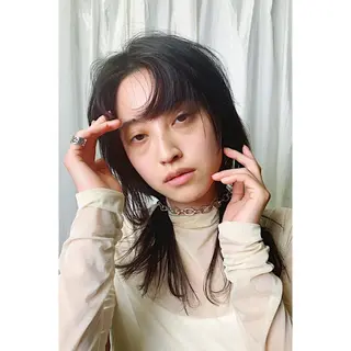 ミディアム hair design girl所属・［girl］ MIKIのヘアスタイル