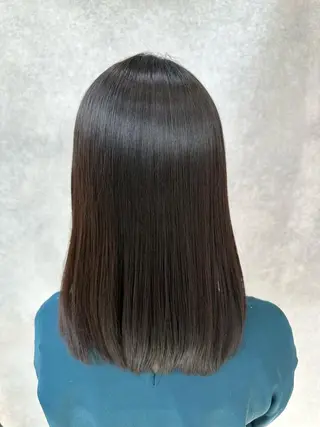 セミロング 🔸縮毛矯正/髪質 改善カラー石崎🔸のヘアスタイル