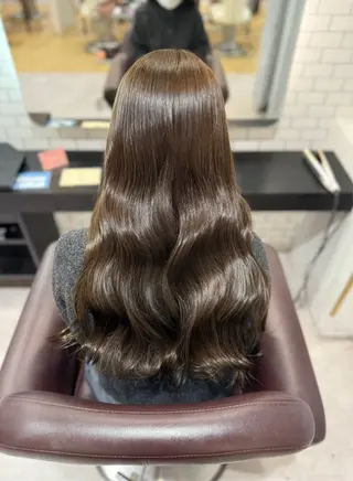 カラー 🇰🇷韓国風艶髪 /AZUSA🤍のヘアスタイル