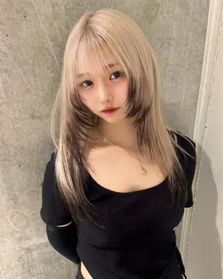 ミディアム カラー 川本 琉生のヘアスタイル