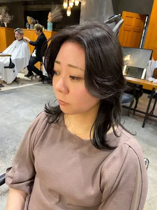 カラー Ms.CHARM所属・透明感カラー🌿 グレージュ🐺陽介のヘアスタイル