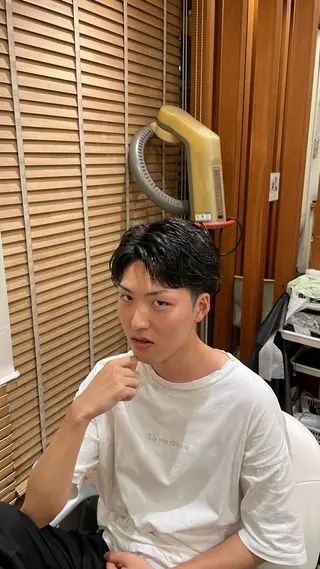 ショート メンズ 椿 大輔のヘアスタイル