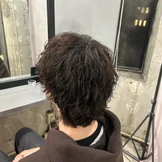 カラー パーマ メンズ RACCOON.TOKYO 渋谷店所属・メンズカット🐺 パーマ特化🔥舜のヘアスタイル