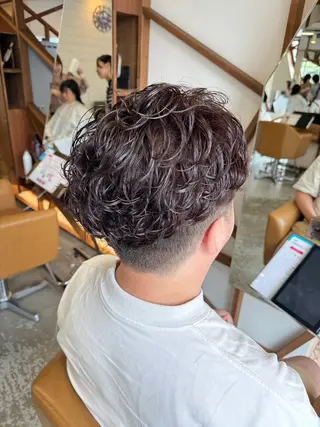 パーマ メンズ ORO西宮/ ナカエ テッタのヘアスタイル