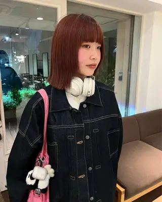 ロング カラー 天王寺美容室/暖色 カラー/chikaのヘアスタイル