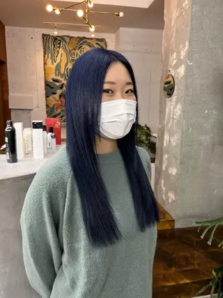 セミロング 🫧透明感カラー🫧 ハシモトタケルのヘアスタイル