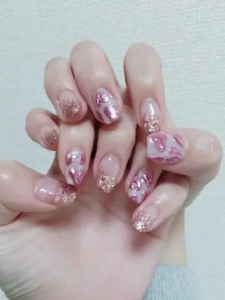 ネイル 門戸厄神プライベートサロンulunail所属・ulunail mikaのネイルデザイン