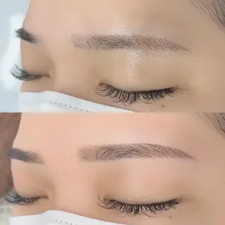 パーマ メンズ マツエク・マツパ アイブロウ BEIGE 金山 🌹RUKAのマツエク・マツパデザイン