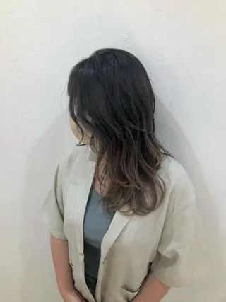 セミロング カラー ニュアンスカラー🫧 加納のヘアスタイル
