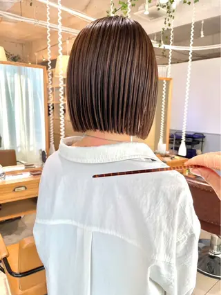 ミディアム 盛田 望来のヘアスタイル