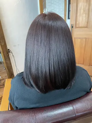 ミディアム little×PORTO三宮所属・🧡/艶髪/桑原 拓也/ショート/🧡のヘアスタイル