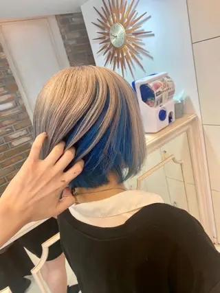 ショート カラー デザインカラー🎨 下北沢 / 磯部のヘアスタイル