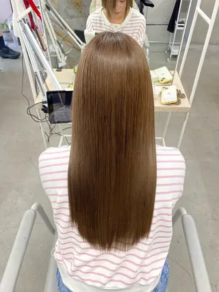 ロング カラー qulim所属・前橋 姫奈のヘアスタイル
