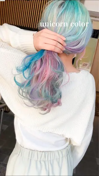 ロング カラー Selenehair 三条本店のヘアスタイル