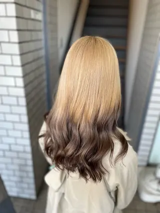 セミロング カラー 野崎/カラー特化 /天王寺のヘアスタイル