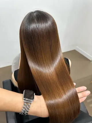 ロング 川元 春奈のヘアスタイル