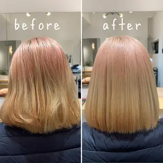 ミディアム ✨髪質改善　美髪✨ 縮毛　井上 大誠のヘアスタイル