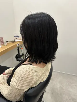 ミディアム カラー レイヤー/ナチュラル 💐nao.のヘアスタイル