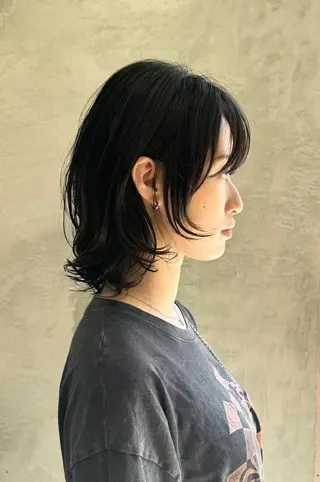 ミディアム パリジェンヌ☆カット カラー✨熊澤麻凜のマツエク・マツパデザイン