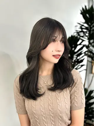 セミロング HIROKO / 透明感暖色カラー🎀のヘアスタイル