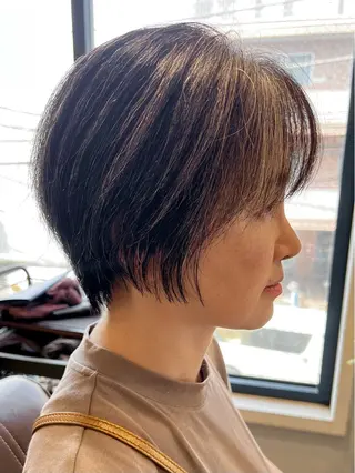 ショート 💐美しいショート× パーマ💐早坂駆留のヘアスタイル