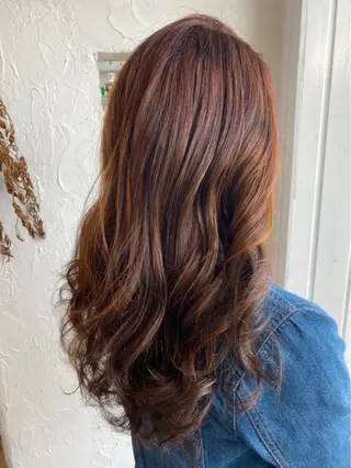 ロング カラー 美容室 ソンリエのヘアスタイル