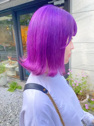 ミディアム カラー Chérie所属・Chérie 渋谷/カラーサロンのヘアスタイル