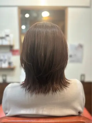 セミロング ムードコア関内店所属・カット無料　カット モデル募集中　網谷のヘアスタイル
