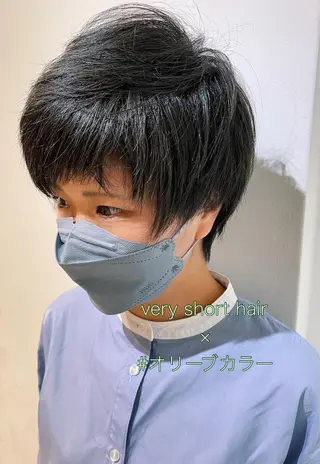 ショート カラー eins.hair所属・過去一の柔髪ヘア 🌿einshairのヘアスタイル