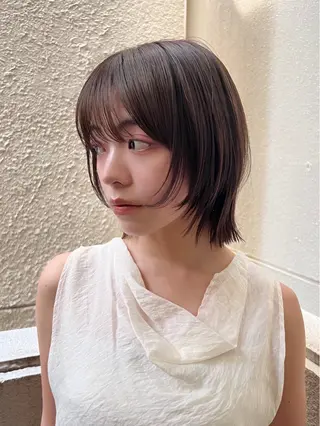 ショート カラー 艶カラー/レイヤー/ atsumi⛰️🧸のヘアスタイル