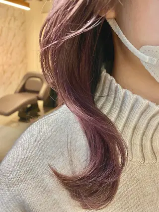 ミディアム カラー ハイトーン×似合わせ 🌱中川慎之介のヘアスタイル