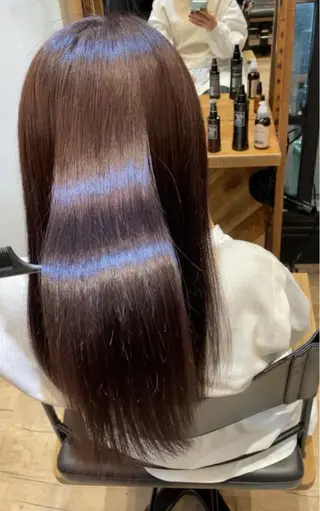 ロング カラー RAF TOKYO所属・10月限定モニター 髪質改善美髪矯正のヘアスタイル