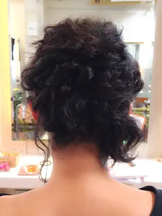 ヘアアレンジ やまだ まいのヘアスタイル