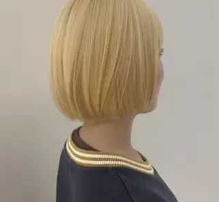 ショート 柔らかい縮毛矯正/ ボブ/北林のヘアスタイル