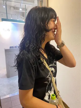 ロング パーマ 鷲田 晴輝のヘアスタイル