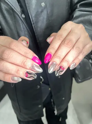 ネイル Cleo 名古屋駅店 🖤Seraのネイルデザイン