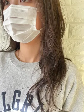 ロング カラー 英語ok sohee ソヒ 305号室のヘアスタイル