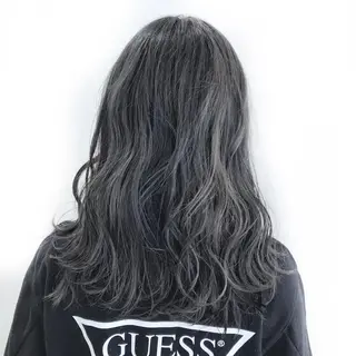 ミディアム カラー パーマ エリア人気No.1 美容室Ash西船橋のヘアスタイル