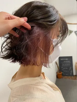 ショート カラー the BRIDGE 加藤みのりのヘアスタイル